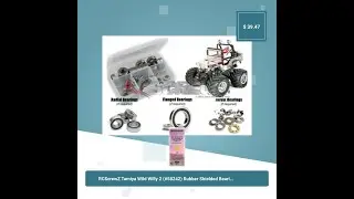 Get 15% Off on RCScrewZ Tamiya Wild Willy 2 (#58242) Rubber Shielded Bearing Kit - tam082r