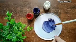 How to make purple colour with doms poster colour / how to make purple colour