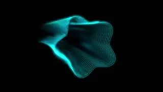 Trippy Blue & Cyan Kaleidoscope Patterns - Event Backdrops, Stage Screens, VJ Clips [No Red]