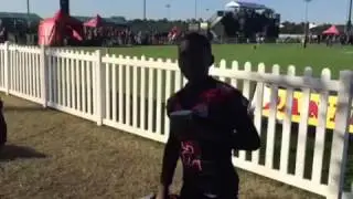 East Bay Warriors Vincent Wade & Cory Hayes at Pop Warner Super Bowl 58
