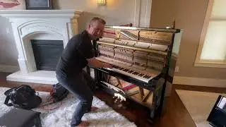 Piano Too Loud? - Soft Pedal on a Upright Piano!