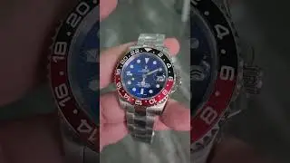 Relax 40mm 2-24 Hour Luminous Display GMT Multi Time Zone SS Watch Seiko NH34 Automatic Movement 2