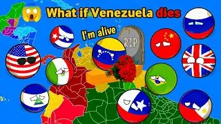 What if Venezuela dies😭🇻🇪 of countries reaction 😭💔 #countryballs #worldprovinces    #geography