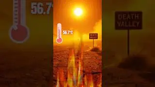 🔥 धरती की सबसे खतरनाक 🔥 गर्म जगह 🌍  इंसान भी नहीं टिक सकता 😱 | Pk Files | #deathvalley #shorts