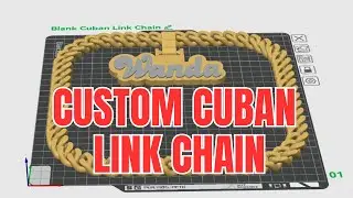 LIVE Tutorial: How to Add Pendants to Cuban Chains (3D Printing)