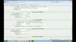 DoD Specific Training Program Settings