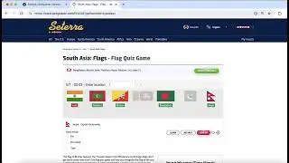 seterra south asia flags type (easy) 5.253
