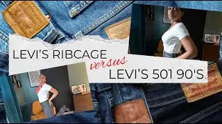 Levi&rsquo;s Ribcage vs. 501 '90s | Honest Denim Review + Try-On