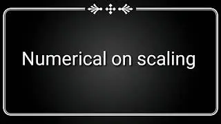 Numerical problem based on scaling || computer graphics || composite transformation