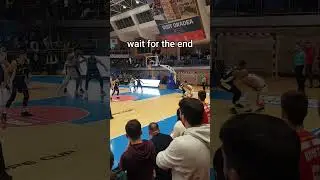 He did this at the last second #basketball #lastsecond #gamewinningshot #shorts  #sports