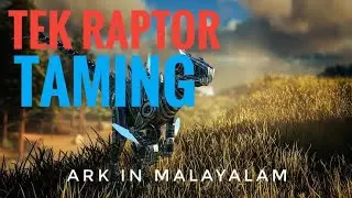 Ark ultimate mobile | tek Raptor taming| ark in Malayalam| ark ultimate malayalam