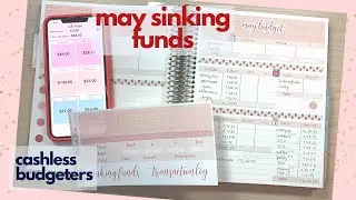 May Sinking Funds! + app refresh/setup || Cashless budgeting || Erin Condren Monthly