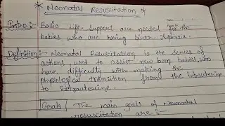 NEONATAL RESUSCITATION ||PEDIATRIC NURSING||POST BASIC 1ST YEAR BSC NURSING||EASY NOTES SUKHMAN KAUR