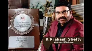 K.Prakash Shetty of MRG Group wins Indian Affairs Visionary Leader of the Year 2020 at ILC 2020
