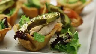 Receta de canastitas de palta grillada y pollo - Alicante Sabores Naturales