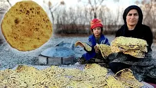 Baking the most professional village bread, village lavash bread#bread#beaking_bread#village