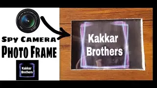 How to make Spy Camera Photo Frame at home.It can record video without anybody knowing.