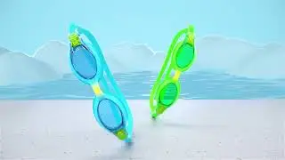 Findway Kids Swim Goggles, 2 Pack Kids Swimming Goggles Anti-fog No Leaking Girls Boys for Age 3-10