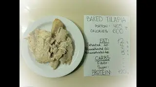 #20 Baked tilapia: 600 calorie keto blood sugar tests