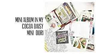 Mini Album in my Cocoa Daisy Noted Mini Dori