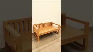 wood sofa bed.                                      #wood #diy #shorts #smartitems #tipsntricks