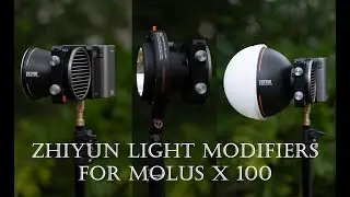 Zhiyun Molus X100 Dome Diffusion + Parabolic Softbox Unboxing