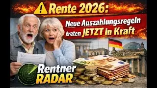 ⚠️ Rente 2026  Neue Auszahlungsregeln treten JETZT in Kraft