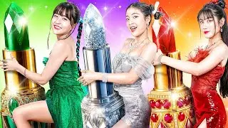 💎 Gadis Zamrud, Gadis Ruby, dan Gadis Berlian di Toko Perhiasan! 💍✨