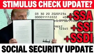 STIMULUS CHECK FOR ALL SOCIAL SECURITY SSDI SSI VA BENEFICIARIES?! | SSA PAYMENTS UPDATE 2025