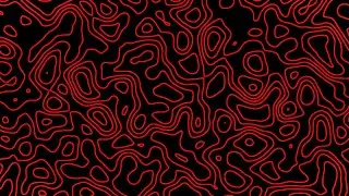 🎬 4K Screensaver &ndash; Fluorescent Red Lines in Motion | Loop (No Audio)