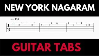 New York Nagaram Guitar Tabs | Sillunu Oru Kadhal | AR Rahman
