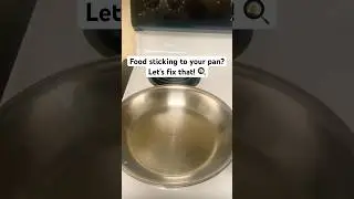This Trick Makes Any Stainless Steel Pan Nonstick! (No More Sticking!) #kitchenhacks