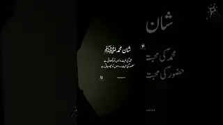 Shan e Muhammad saw. #muhammadﷺ#islamicreels #poetry #urdupoetry #islamicvideo