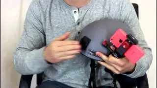 GoPro like Curved adhesive for Skate Helmet mount smartphone