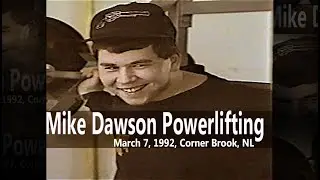 Mike Dawson Power Lifting Competition 1992