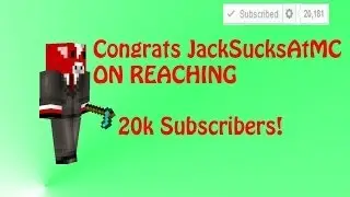 20K Congrats JackSucksAtMC Mooshroom Timelapse (HD)