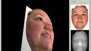 3D face reconstruction from texture and heightmap