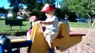 16 Month Old Zephyr Plays at the Playground