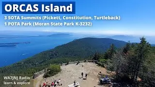 Orcas Island - SOTA POTA hiking adventure
