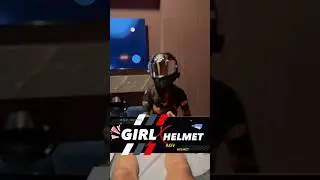 Your female riding lady is clocking in 🤔 #helmet #girl #bikergirl #agv