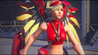 NEW Lifeguard Mercy Skin Showcase | Overwatch 2