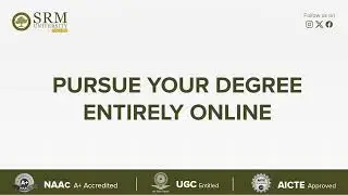 SRM Online MBA: Learn Without Pausing Your Career or Life | SRM University Online