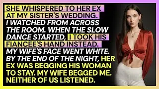 She Whispered To Her Ex At My Sister's Wedding. I Watched From Across The Room...