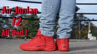 Air Jordan 12 &ldquo;Gym Red&rdquo; All Red 12 On Feet Early!!
