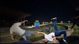 We became break dancers 