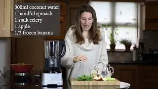 Green Goddess Smoothie Recipe made in the Froothie Evolve - Eva Burg