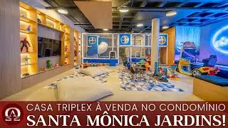 CASA TRIPLEX à venda no condomínio SANTA MÔNICA JARDINS na BARRA DA TIJUCA no Rio de Janeiro / RJ!