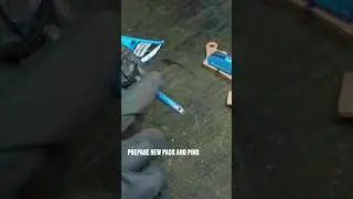 How To Change Motorcycle Brake Pads🏍️🔧