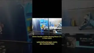 16mmx2000mm Double Leveler Moving Shear CTL 86-15298417602 #cuttolength#steelprocessing #slitting