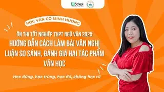 Ngữ văn 12: Hướng dẫn làm bài văn nghị luận so sánh, đánh giá 2 tác phẩm - Học văn cô Minh Hương